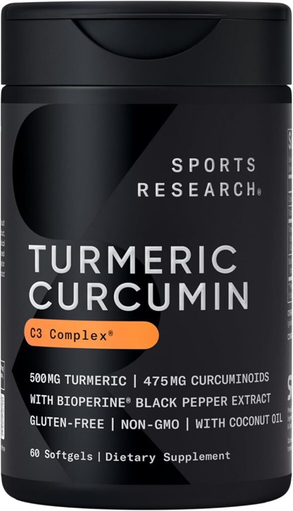Sports Research® Turmeric Curcumin w/Coconut Oil & BioPerine...