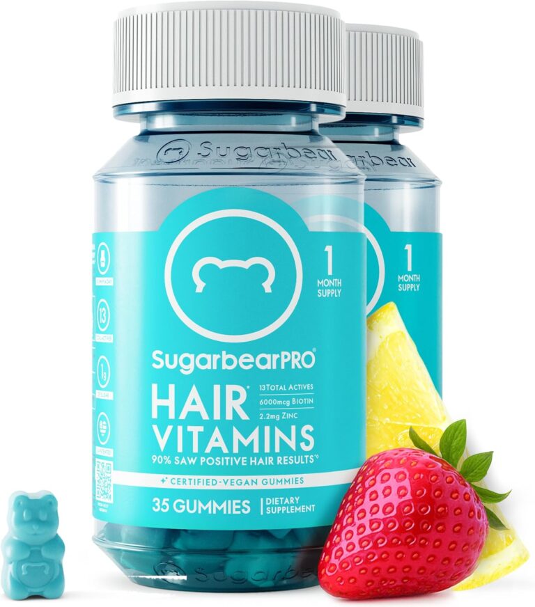 SugarbearPRO Hair Vitamin Gummy 2 Month Supply Extra Strengt...