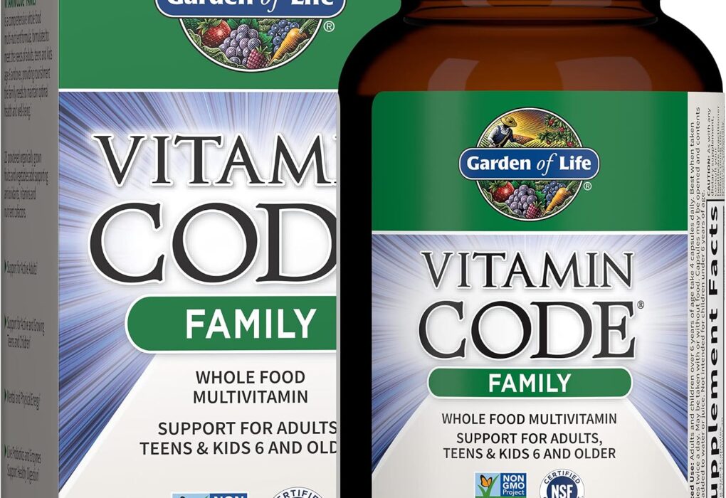 Garden of Life Vitamin Code Family Multivitamin, 120 Capsule...