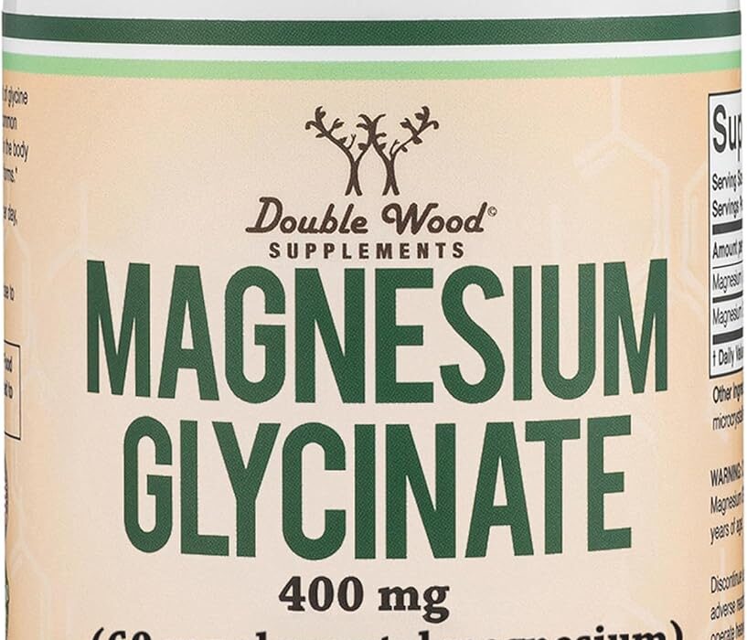 Magnesium Glycinate 400mg | 180 Capsules | Sleep, Muscle, & ...