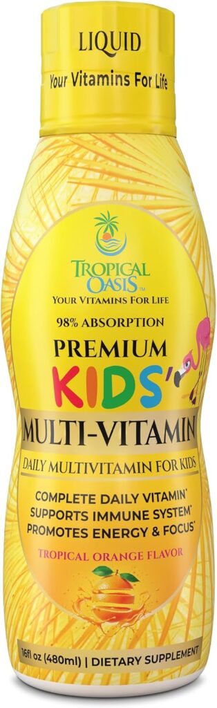 Premium Liquid Multivitamin For Kids | Sugar Free Kids Vitam...
