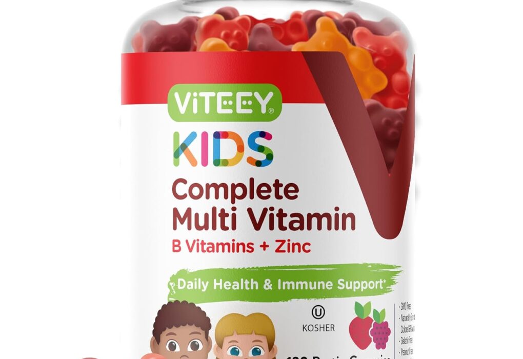 Viteey Kids Multivitamin Gummies, Complete Daily Essential K...