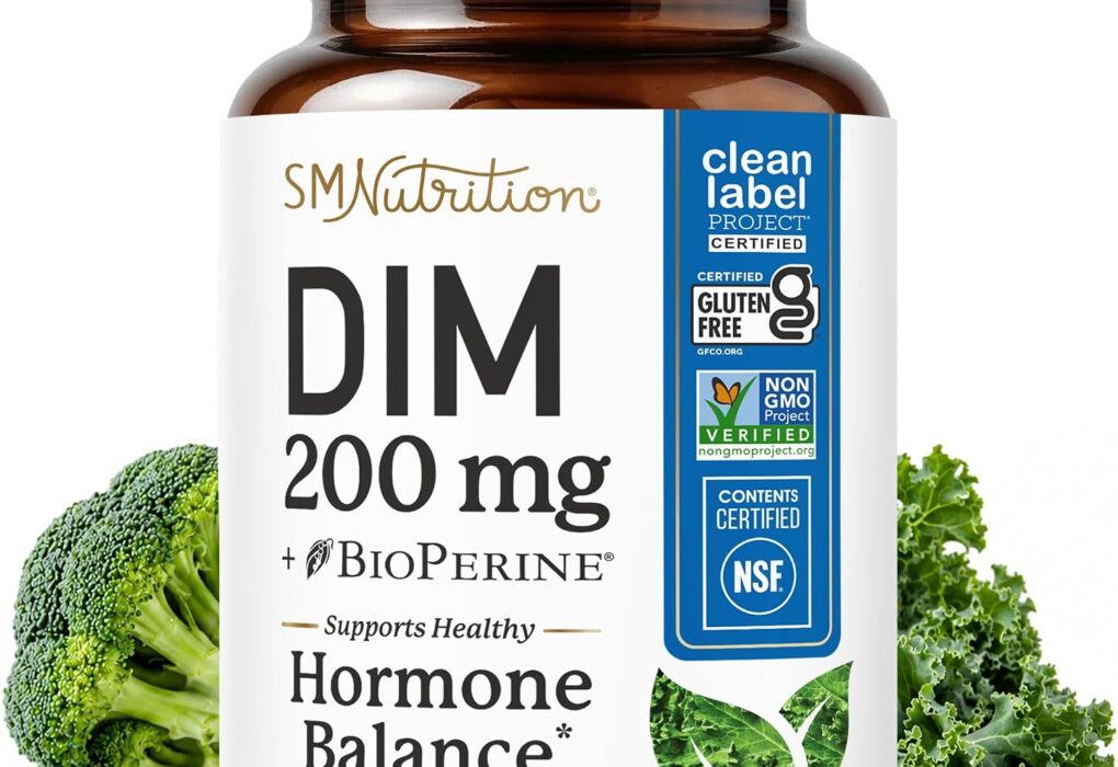 DIM Supplement 200 mg, Estrogen Balance for Women & Men, Doc...