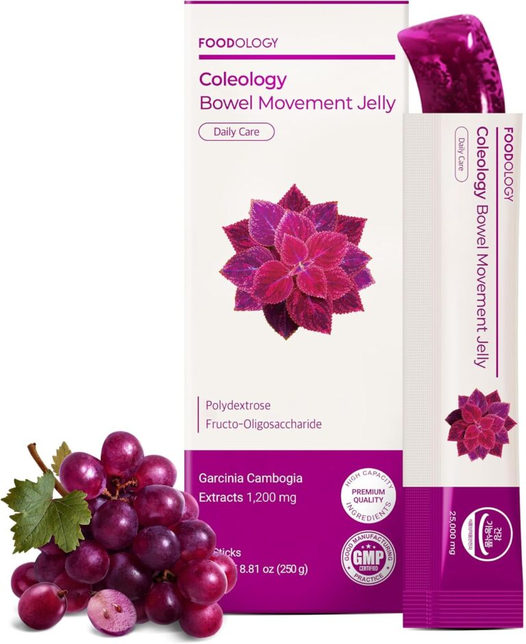 FOODOLOGY Coleology Bowel Movement Jelly, Grape & Prune, 10 ...