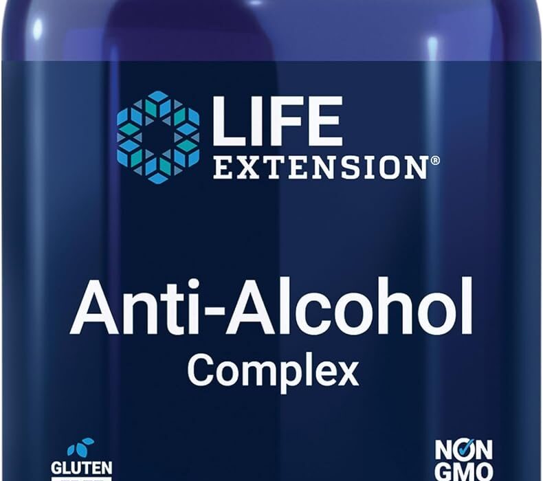 Life Extension Anti-Alcohol Complex, Vitamin C, zinc, Grape ...