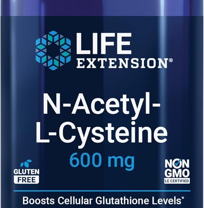 Life Extension N-Acetyl-L-Cysteine (NAC), 600 mg, 60 Capsule...