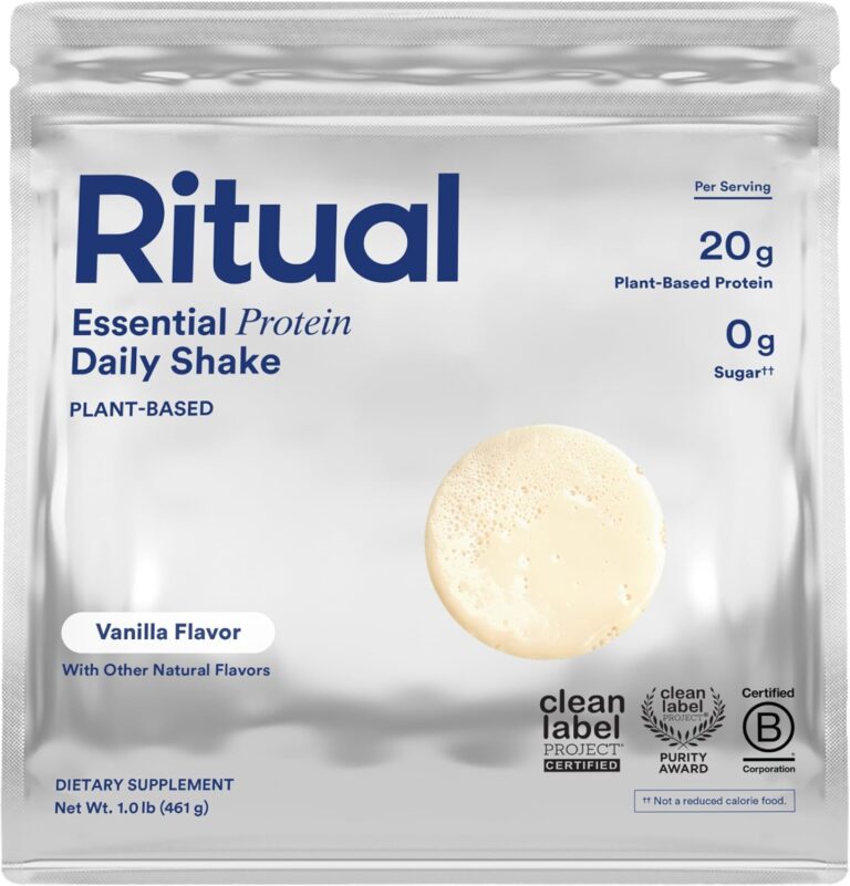 Ritual Vegan Pea Protein Powder - 20g Pea Protein - Vanilla ...