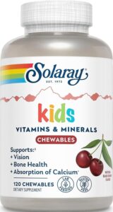 SOLARAY Children's Vitamins & Minerals Complete, Black Cherr...