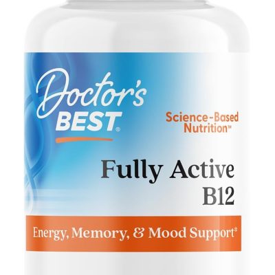 Doctor's Best Fully Active B12 1500 mcg, Non-GMO, Vegan, Glu...