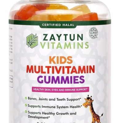 Zaytun Halal Vitamins for Kids Multivitamin Gummies, Natural...